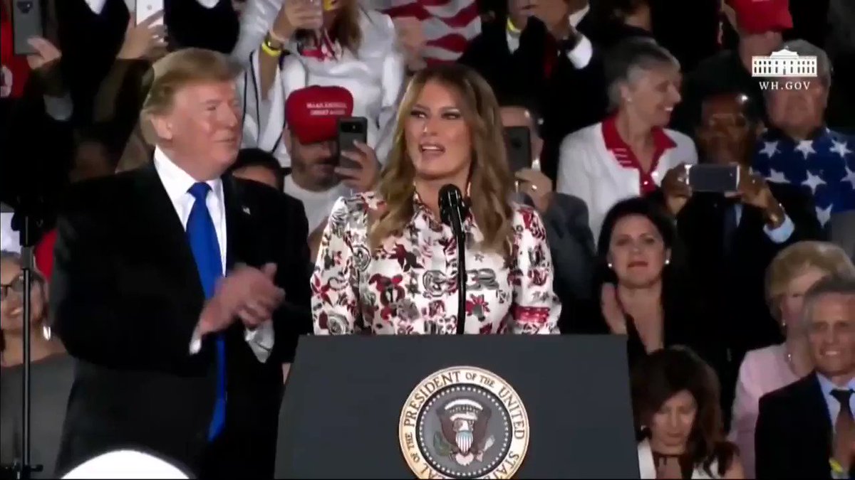 “We are free, and we pray together loudly and proudly that soon the people of Venezuela will be free as well.” -@FLOTUS