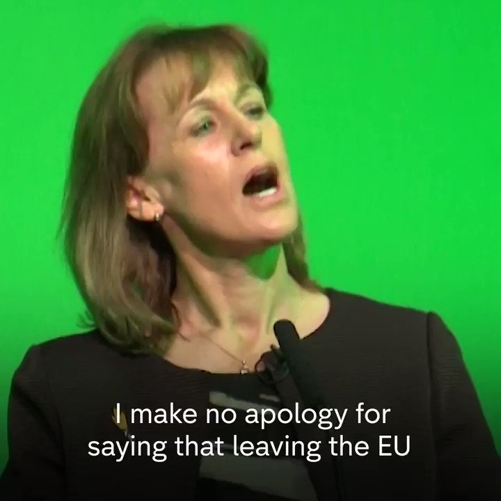 "I make no apology for saying that leaving the EU without a deal would be a catastrophe for British farming."
National Farmers' Union President Minette Batters says a no-deal Brexit is "the stuff of nightmares".