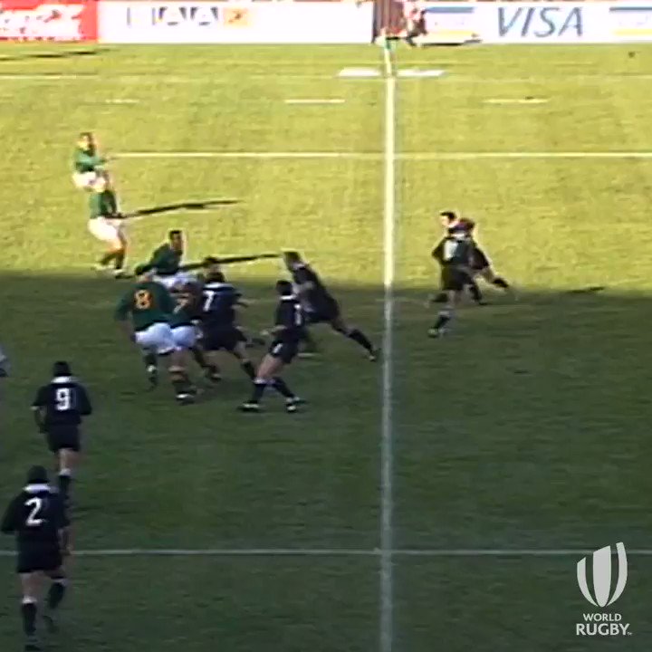 Tackling Jonah Lomu at full flight was no ordinary feat but Joost Van Der Westhuizen was no ordinary player.
Remembering a @Springboks and RWC legend on his birthday ๐ฟ๐ฆ