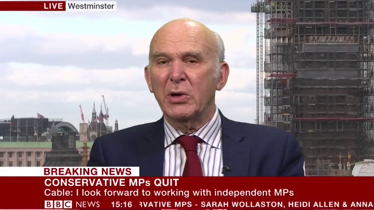 After a turbulent week in British politics, catch up on the views of Liberal Democrat Leader @vincecable on the new Independent Group from earlier this week.