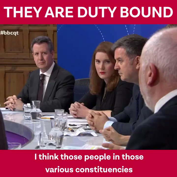 The honest and decent thing to do is resign and hold a by-election. #bbcqt