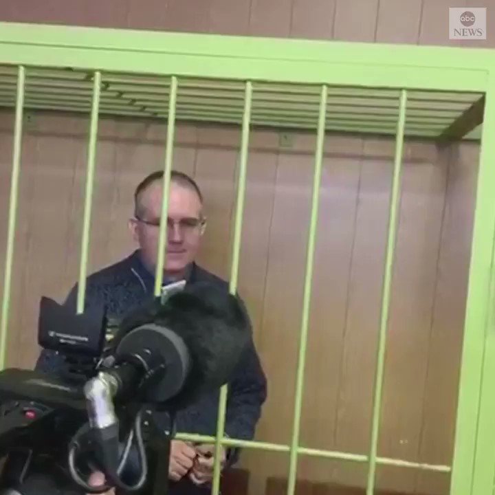 Paul Whelan, the former U.S. Marine held on espionage charges in Russia, spoke with reporters for the first time, telling them he was feeling "fine." A Moscow court extended his detention at least three months. https://abcn.ws/2STll2s