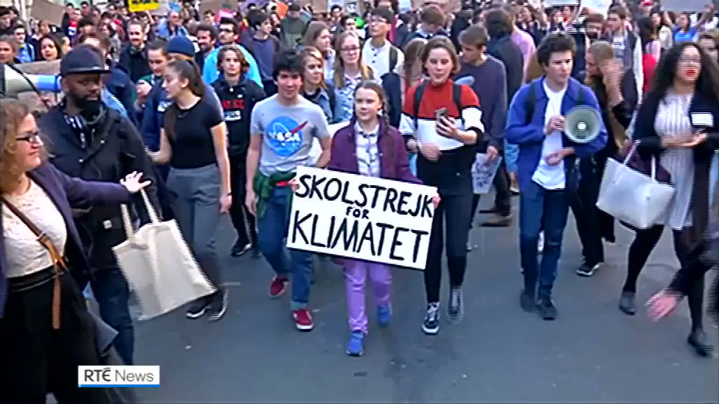 Climate activist Greta Thunberg brought her school strike campaign to Paris this morning. The Swedish teenager is hoping to encourage French students and others around the world to hit the streets with demands for more ambitious actions on combat global warming.