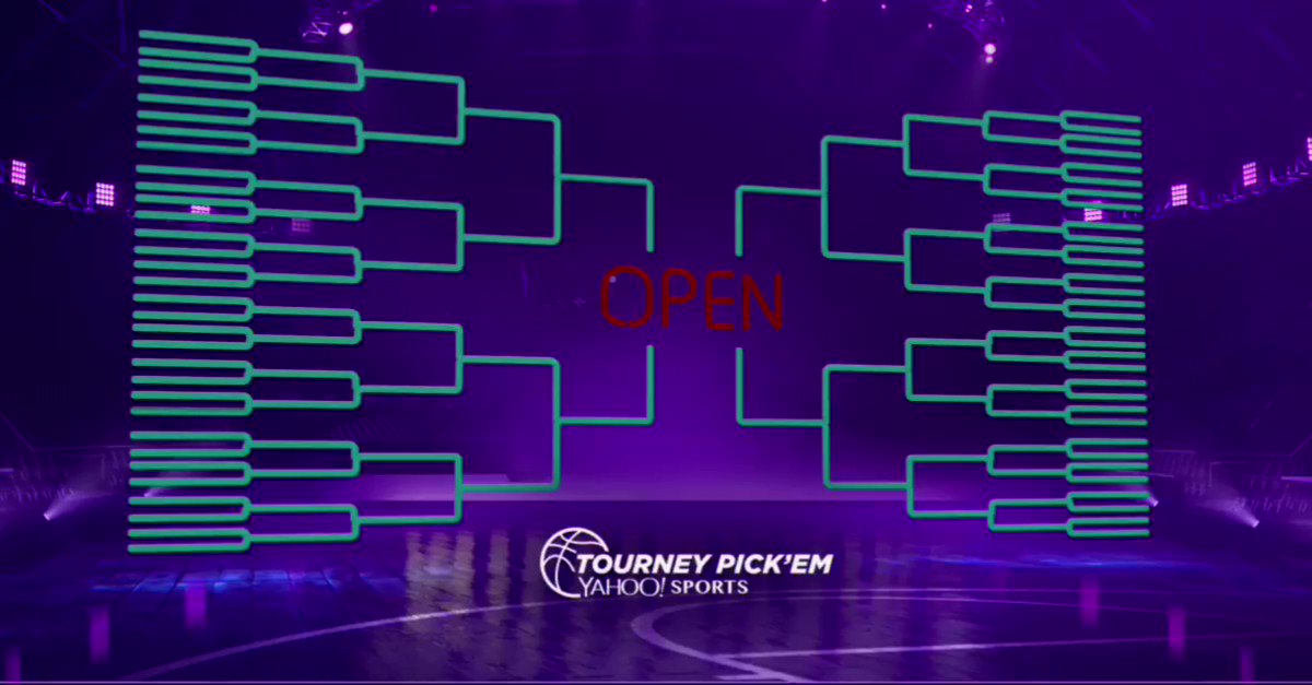 Madness is coming! Yahoo Sports Tourney Pick'em is officially open