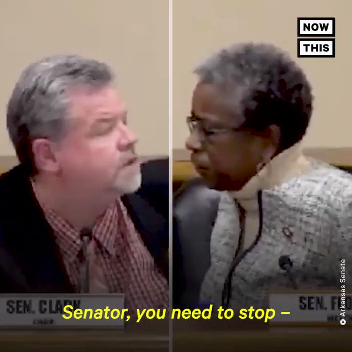 State Sen. Stephanie Flowers had a powerful and emotional response to a white lawmaker trying to silence her in a debate on Arkansas' ‘stand your ground’ gun laws