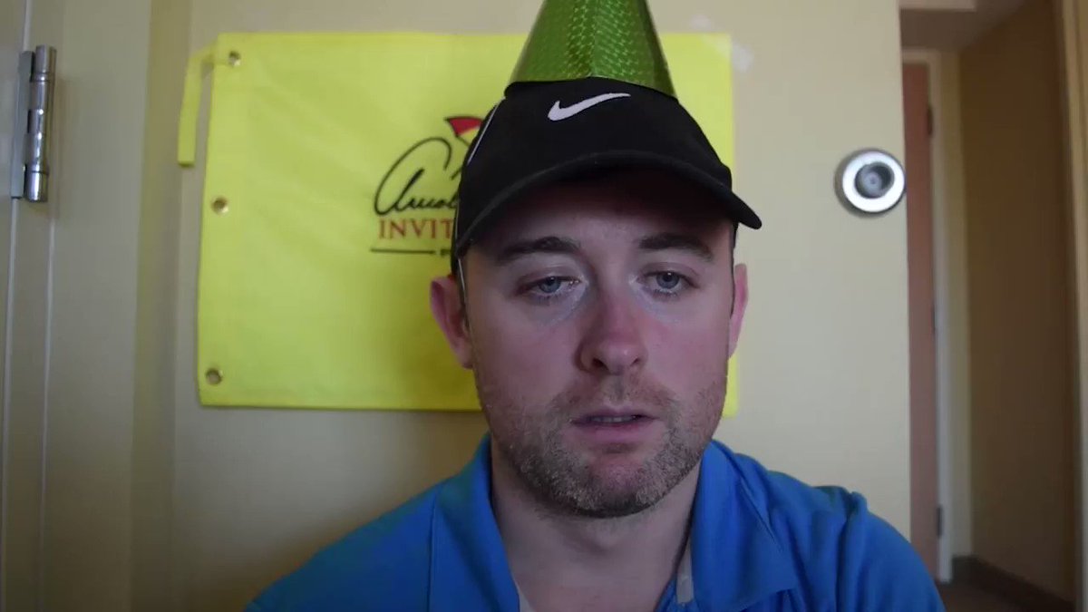 After winning the @APinv, @F_Molinari could barely contain his excitement. His post-round interview brought to you by our @ConorSketches.