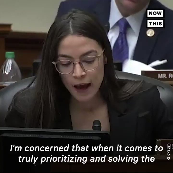 Rep. @AOC: Why is there more money for a fake crisis than for a real one?