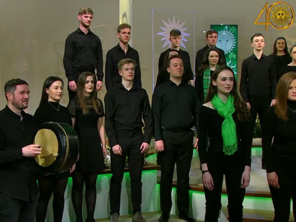 We are on air from NYC with @RealJanePauley this #SundayMorning
Thank you for spending your Sunday with us on #StPatricksDay. Here's an exclusive rendition of "Bó na Leathadhairce" by @UCDChoral on our set this morning https://cbsn.ws/2HBRvJ2
