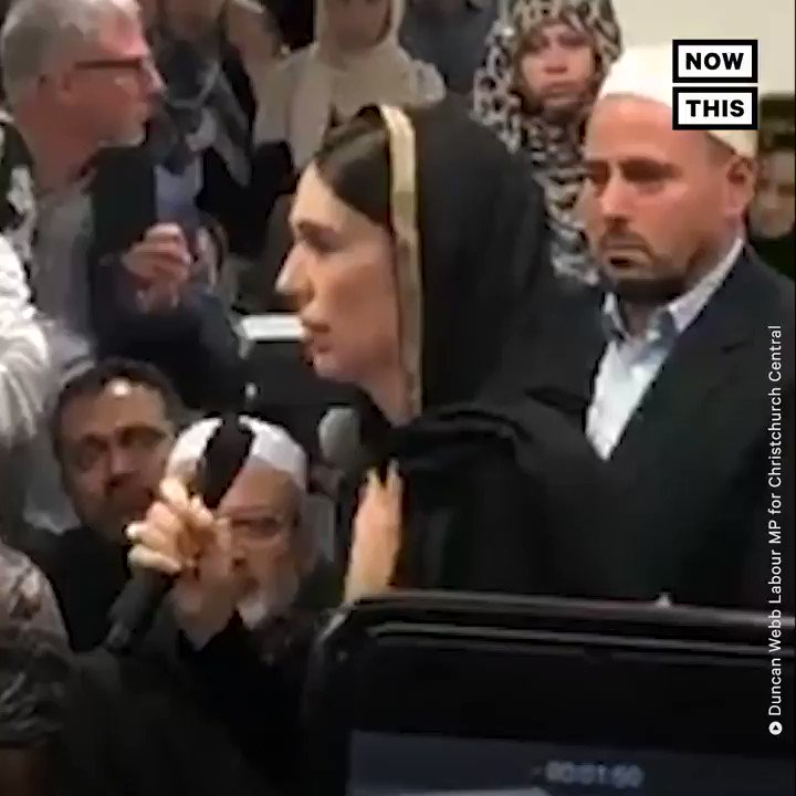 βYou are usβ¦so we feel deeply in our hearts what has happened to you.' β New Zealandβs Prime Minister Jacinda Ardern wore a hijab while joining the survivors of the Christchurch terror attack, to send a message of unity in grief
