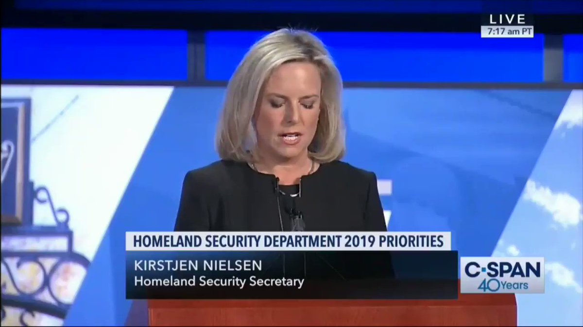 “There is no manufactured crisis on our southern border— there is a real-life humanitarian and security catastrophe.” -@SecNielsen