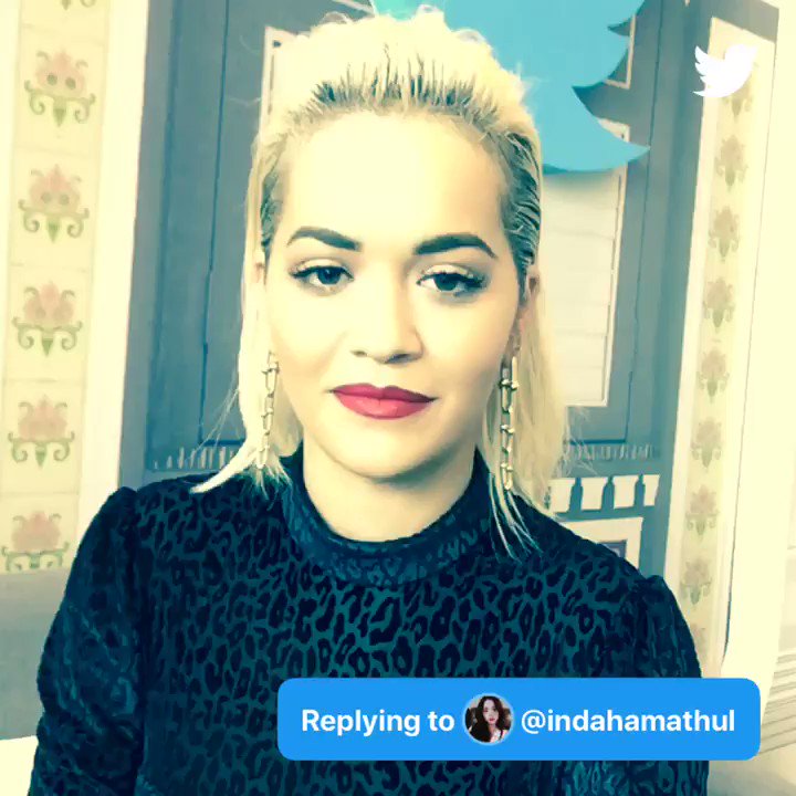 Rita Ora on Twitter: "Q: favorite male and female singer at the moment ...