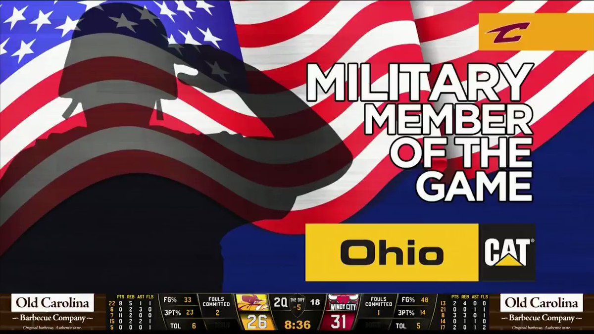 Last month, we invited service members to each of our home games to be recognized, including Sergeant Adam Vettel during our game @TheQArena!
We, along with @OhioCAT1, thank you for your service to our country! 🇺🇲