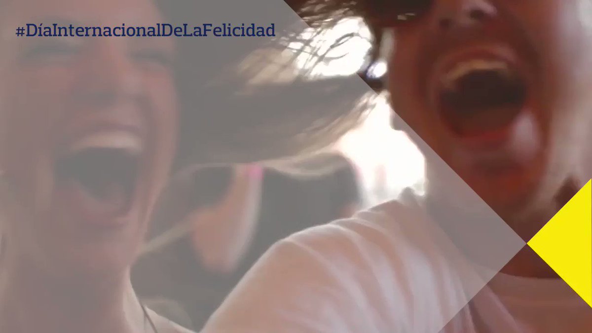 Porque el mundo necesita gente feliz. Hoy celebramos el #DíaInternacionalDeLaFelicidad 😁