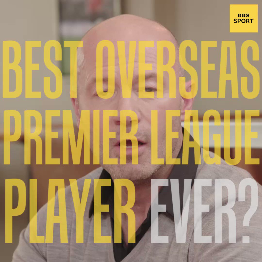 There's no way a goalkeeper, defender or midfielder is going to be @alanshearer's pick... 😉
Who has been the best overseas player in the English top flight?
Vote for yours here ➡ http://bit.ly/2FrJB3d #PremierLeagueShow