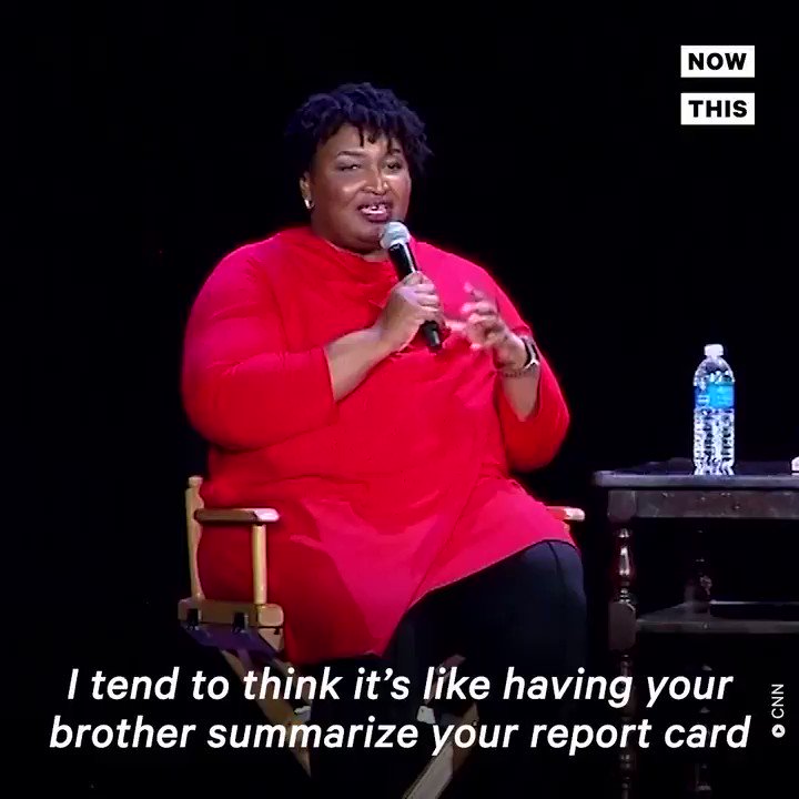 .@StaceyAbrams says Barr’s summary of the Mueller report is like ‘having your brother summarize your report card to your parents’