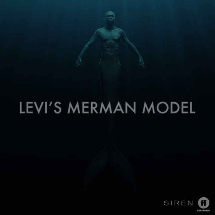 \ Siren على "A closer look at Levi's merman model.