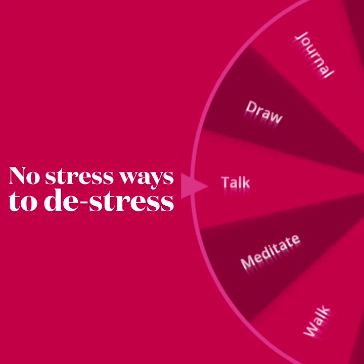 There are so many positive ways to cope with stress. Two examples are meditating or journaling. Comment and tell us how you de-stress. #MentalHealthMonday