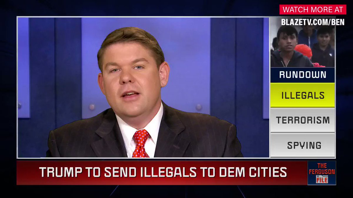 100,000 illegal immigrants came across our border last month alone. Now Trump is threatening to ship them to those sanctuary cities that have been promising to welcome them with open arms.
@benfergusonshow says it's time for Dems to put up or shut up ==> http://blazetv.com/BenÂ