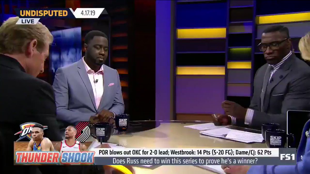 "Damian Lillard is eating Westbrook alive right now, treating him like he's Hometown Buffet and Golden Corral." β @ChrisBHaynes