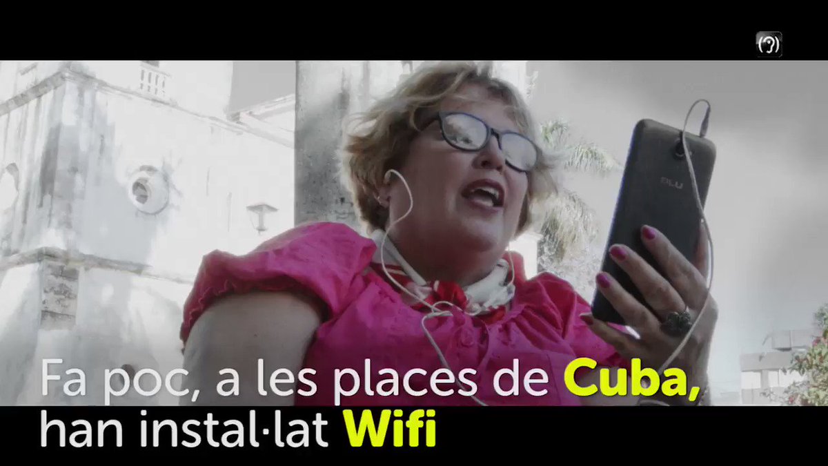 La febre del wifi a les places de Cuba: tothom vol estar ben connectat.
Ho veurem avui a @30minuts 👉
https://www.ccma.cat/tv3/30-minuts/el-dia-dels-connectats-a-30-minuts/noticia/2916708 …