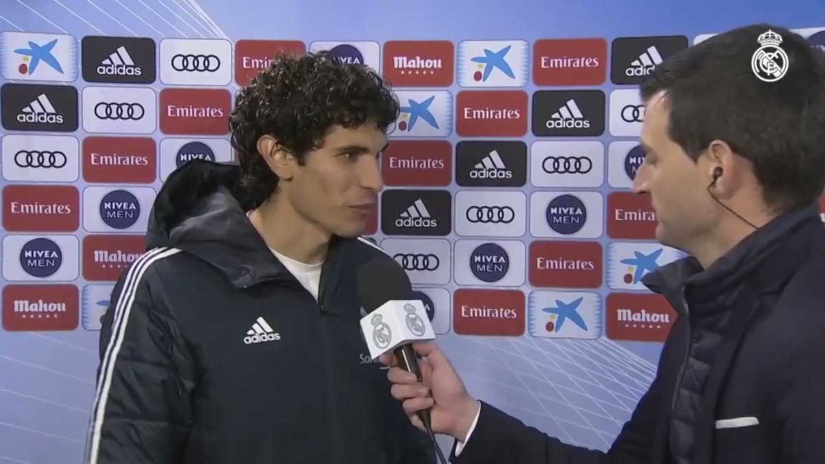 🎙💬 ¡JesusVallejo habló en #RMTV sobre la victoria de esta tarde en el Bernabéu! Así se siente el central madridista... #HalaMadrid Síguenos en nuestras redes como RMCSITE. #HalaMadrid #RMCSITE