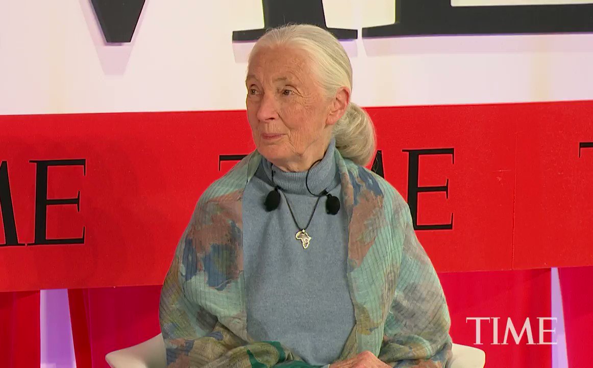 At the inaugural #TIME100 Summit, Jane Goodall calls for billions of people to 'make ethical choices' to save the planet: http://mag.time.com/xUK8rGp
— Presented by @Citi