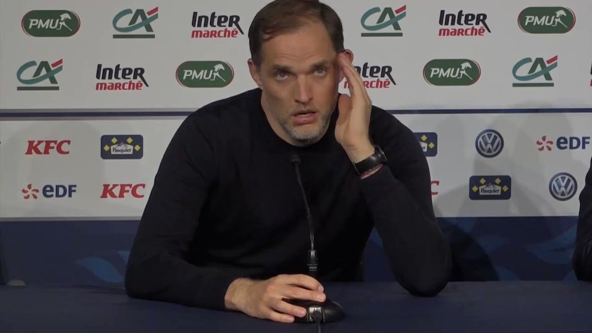 π #CoupeDeFrance
π Tuchel : ''Nous sommes fragiles mentalement''
#SRFCPSG