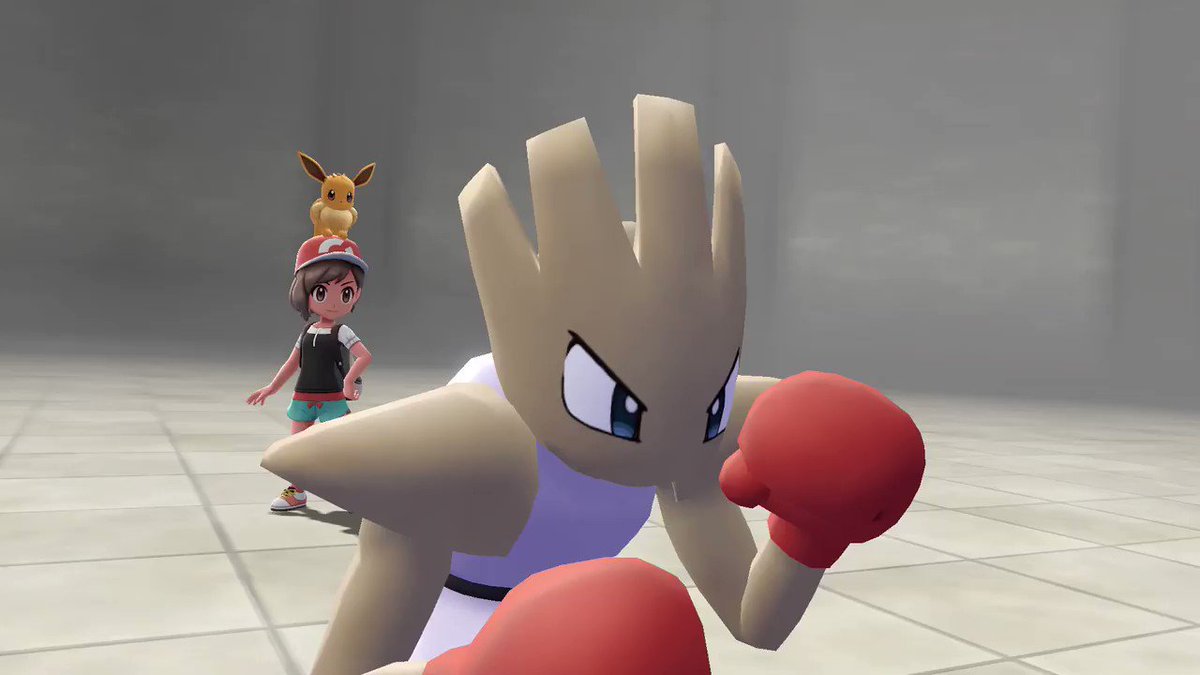 Hitmonlee or Hitmonchan in Pokemon Let's Go