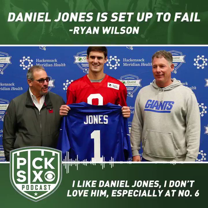 Is Daniel Jones set up to fail?
@ryanwilsonCBS thinks so.
