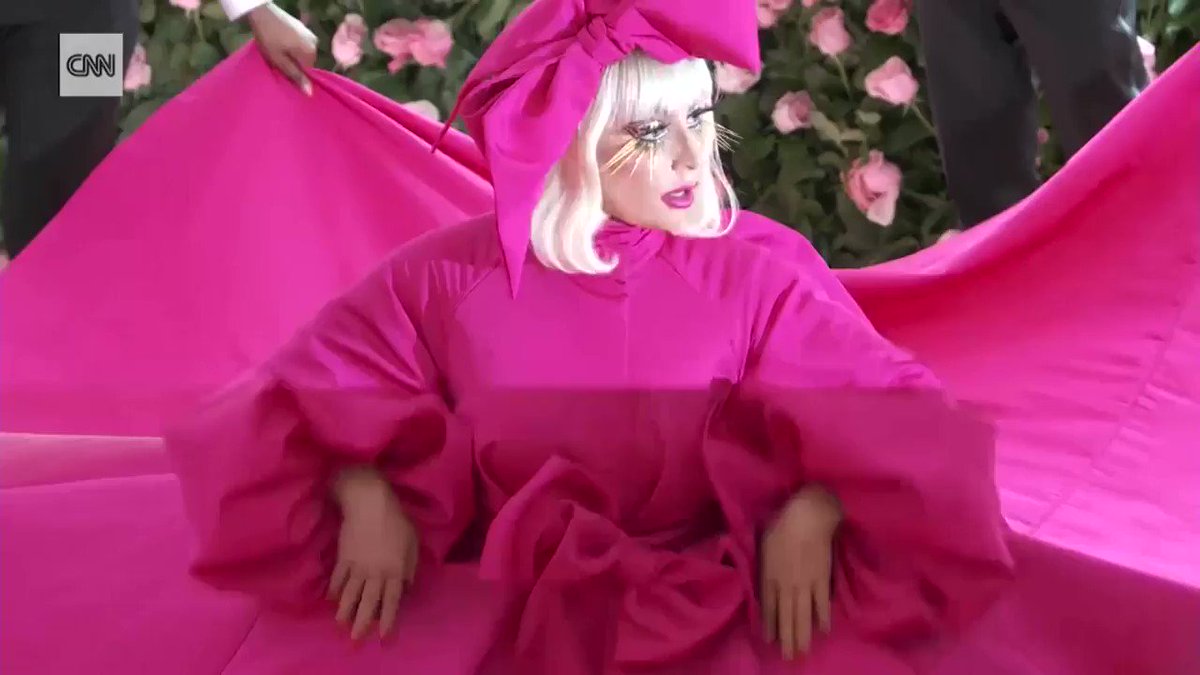 Watch Lady Gaga wear four different outfits during her grand entrance at the #MetGala https://cnn.it/2VkcN5VΒ