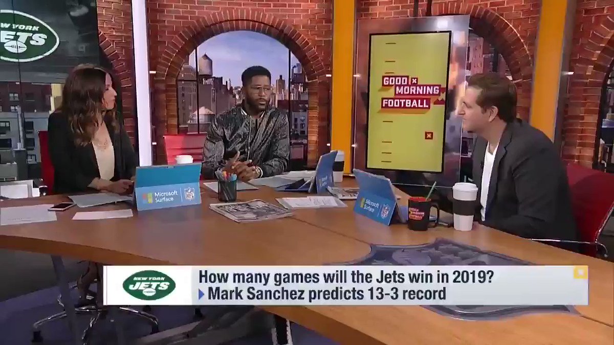 New York Jets (@nyjets) on Twitter photo 2019-05-10 14:51:31 I do think theyre a playoff team. Youve got our attention, @PSchrags ๐ (via @gmfb) I do think theyre a playoff team. Youve got our attention, @PSchrags ๐ (via @gmfb)