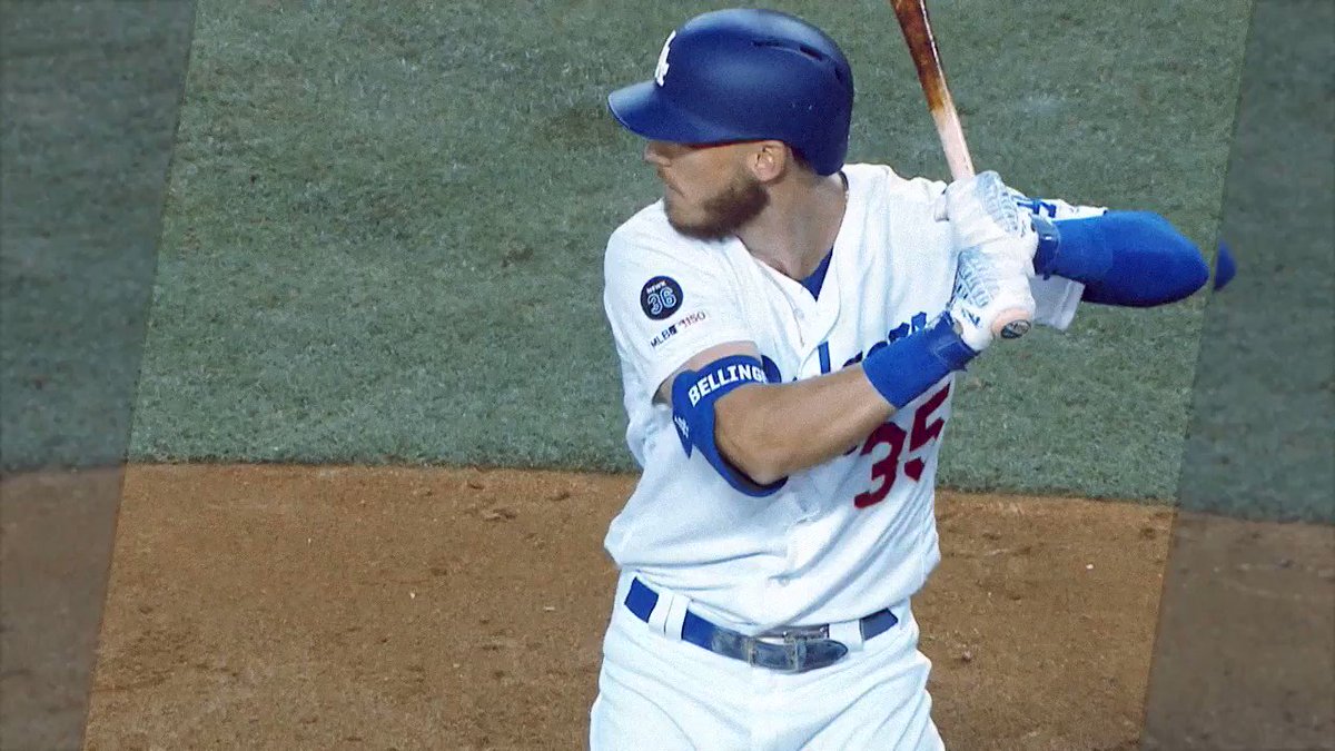 The last 4 Twitter Hitters have gone 10-for-19 with 4 homers and 9 RBI.No pressure today, @Cody_Bellinger . #MLBTwitterHitter