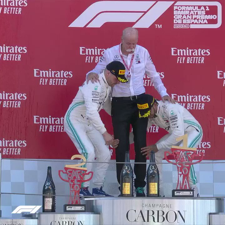 After a dominant weekend - Mercedes have broken the record for the number of consecutive 1-2 results - 5 in the first 5 races