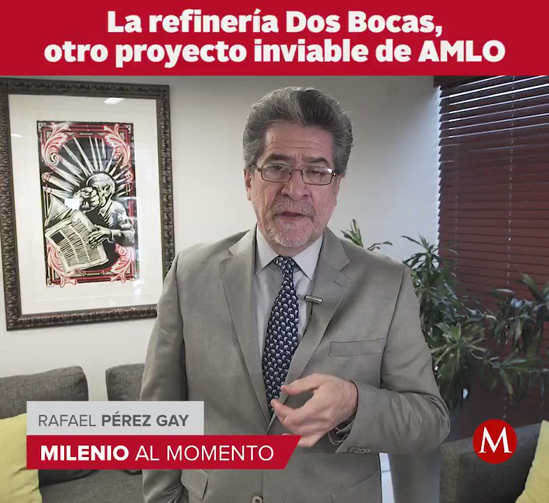 #MilenioAlMomento | Deseo que estos proyectos lleguen a buen puerto, pero es difícil que así ocurra, ojalá que en unos años no estemos con una gran pérdida de dinero de todos los mexicanos La opinión de Rafael Pérez Gay