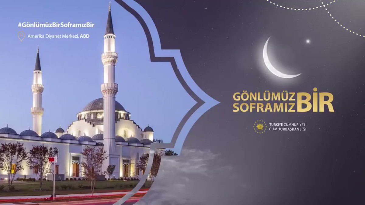Amerika Diyanet Merkezi, kurulduğu günden beri ABD’de müslüman toplum için hayatın merkezi, bulunduğu çevrenin kalbi olmuştur.
ABD’de bu güzel külliyede Ramazan ayını yaşayan müslüman kardeşlerimizin tüm Türkiye’ye selamı var! #GönlümüzBirSoframızBir