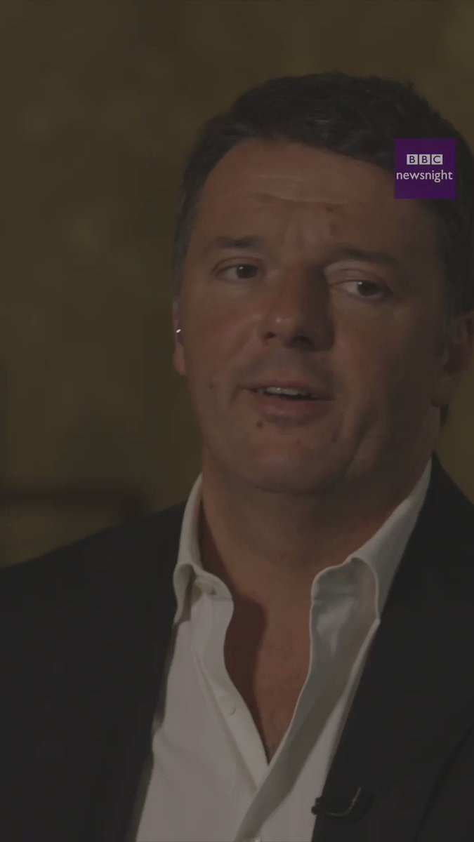 "Stop with the division between radical left and the centrists... I believe this will be the priority."
Former Italian Prime Minister Matteo Renzi, from Italy's Democratic Party, on the future of social democracy
#newsnight | #EuropeanElections2019 | @matteorenzi