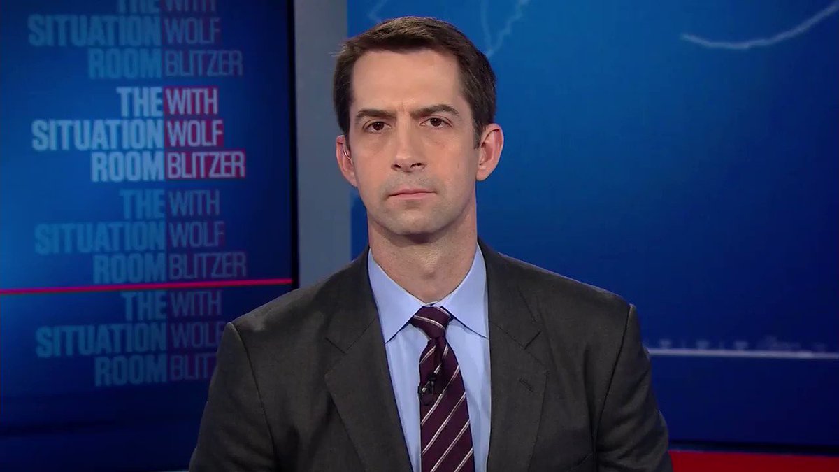 Sen. Tom Cotton on Iran: "The intelligence committee has been getting regular daily updates for at least a week now about the multiple and credible sources of increased threats in the Middle East and the Persian Gulf from Iran."