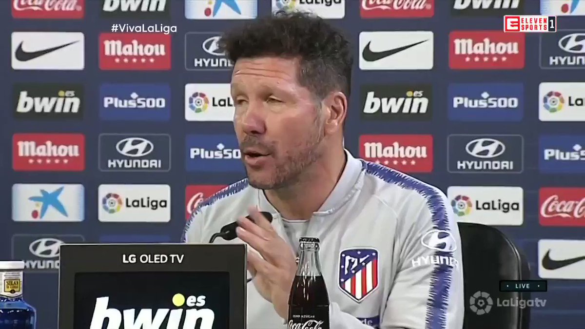 RT @ElevenSports_UK: What does Diego Simeone say to emotion ahead of Antoine Griezmann's final game?
#NotToday
https://t.co/lHrXozPsal