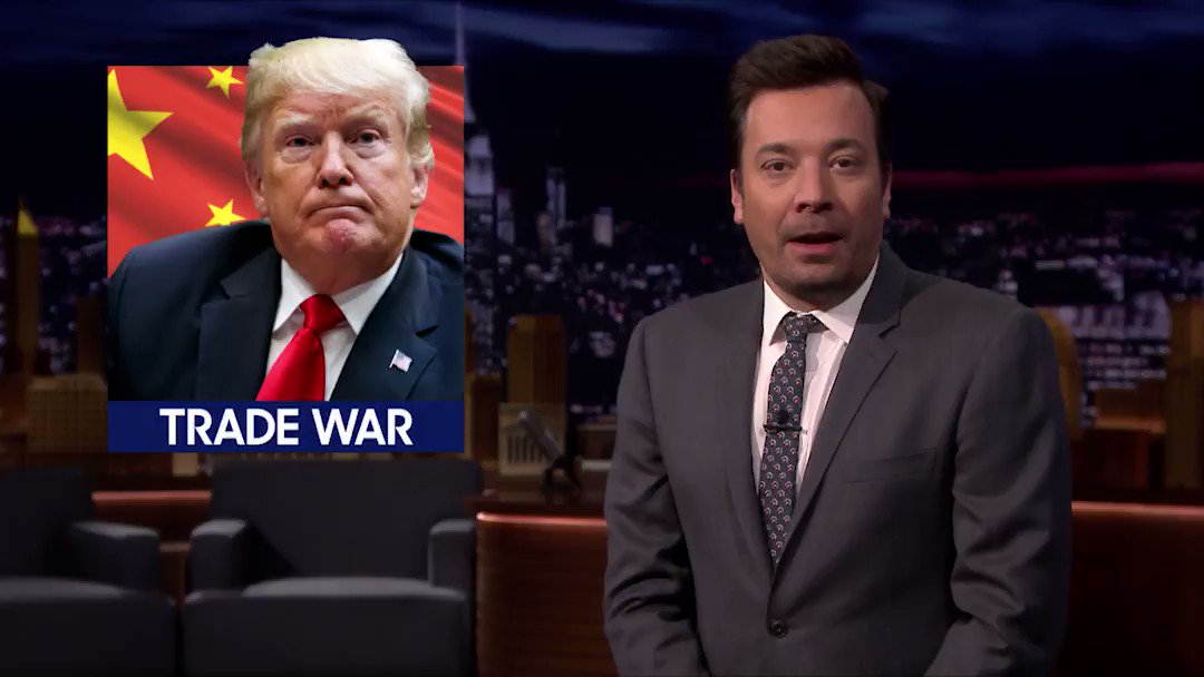 What do Trumpβs tariffs, the series finale of #GameofThrones, the PGA Championship, and a resort by Taco Bell have in common? Jimmy ties it all together in Newsmash #FallonTonight
