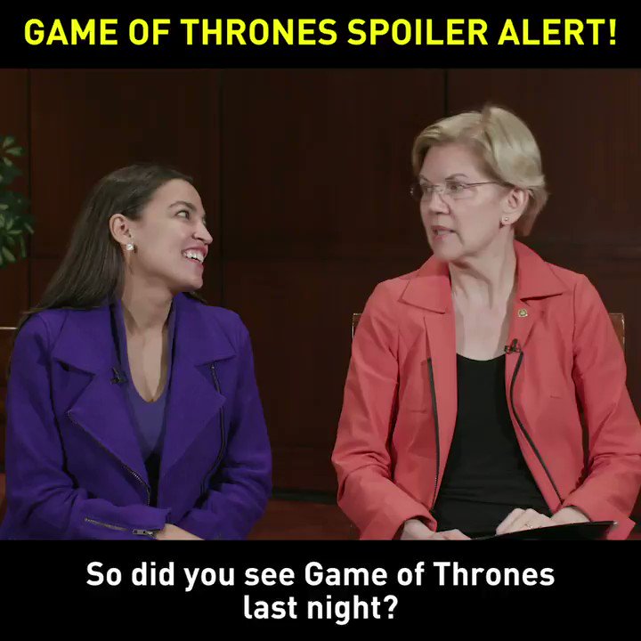 It’s been over 24 hours. No more spoiler alerts. Here’s why @AOC and I are officially on #TeamSansa now.