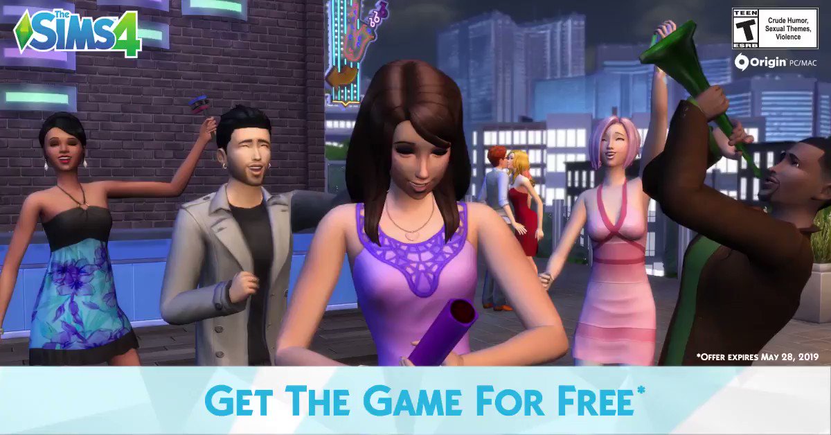 carol on X: caso alguém queira, The Sims 4 ta de graça pra ser resgatado  na origin/EA até dia 28/05 às 14h  … (direto pela  origin)  … (pela EA caso