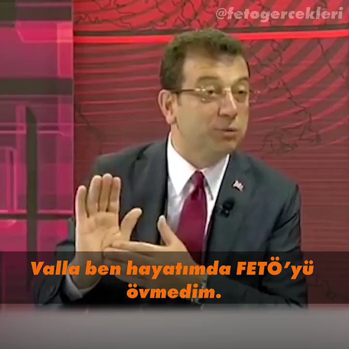 CHP'li Ekrem İmamoğlu'ndan masallar:
"Ben hayatımda FETÖ’yü görmedim, tanımam, bilmem..."
