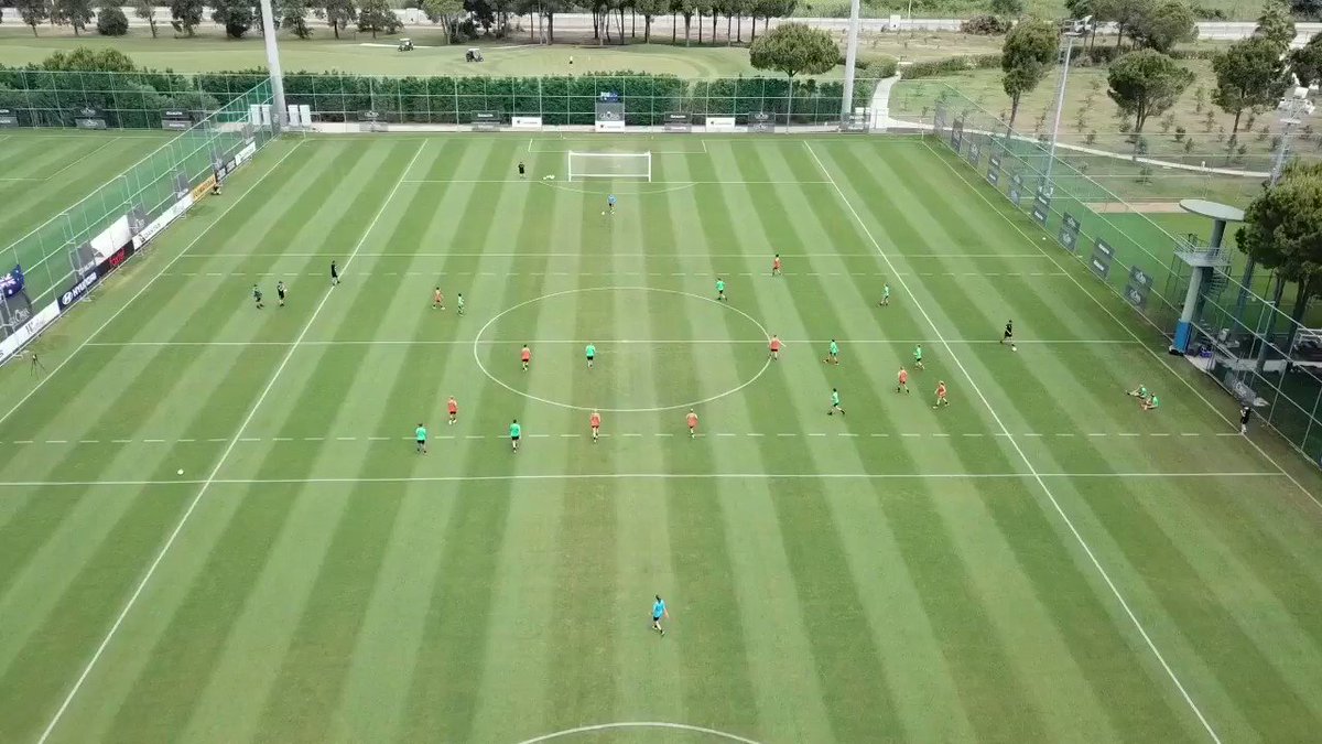 Some great bird's-eye views from training on Day #GoMatildas