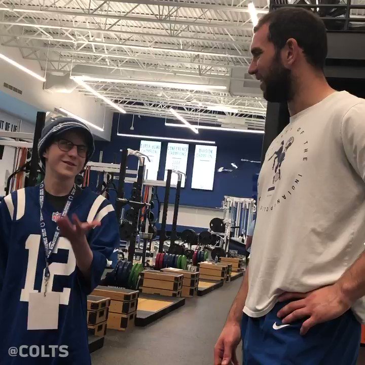 Maggie (@MagzStuart) on Twitter photo 2019-05-23 20:24:03 Did we just become best friends?! -Andrew Luck, probably. Did we just become best friends?! -Andrew Luck, probably.