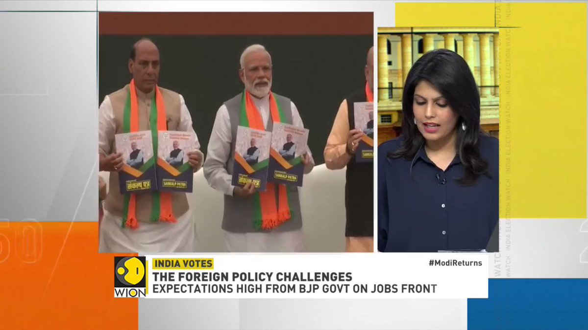 #IndiaElectionWatch | What's next for PM @narendramodi? What are the challenges ahead?
@palkisu discusses with the foreign policy challenges with Andrew Whitehead @john_pether, @MakrandParanspe, Walter Andersen and Lord Meghnad Desai
#ModiReturns #LokSabhaElectionresults2019