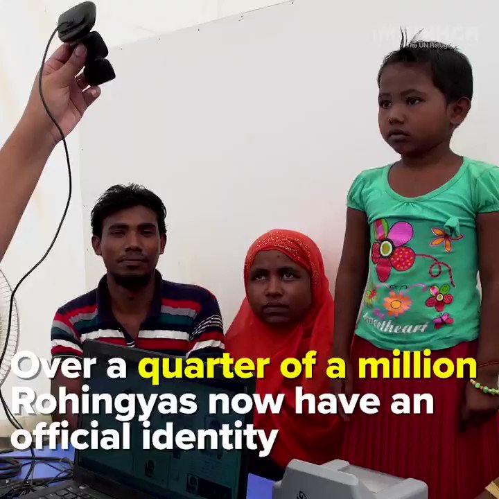 For the first time ever, hundreds of thousands of Rohingya refugees have an official identity.
