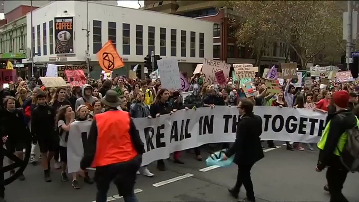 ICYMI: Young activists around the world launch global protest, demanding that politicians and business leaders move swiftly to curb greenhouse gas emissions to fight climate change, @Reuters @Matthew__Green reports