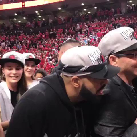 NBA on on Twitter: "They didn't want it, but we got it!” 🔥 @Drake after the @Raptors clinch their first trip to the Finals in franchise https://t.co/xDqxauVKDz" /