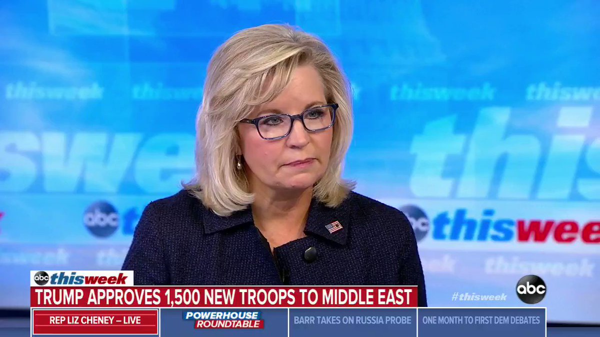 Rep. Liz Cheney on Speaker Nancy Pelosi: "What I see every day is a speaker of the House who's increasingly losing her grip on the leadership of her conference" https://abcn.ws/2EBZ7Jg