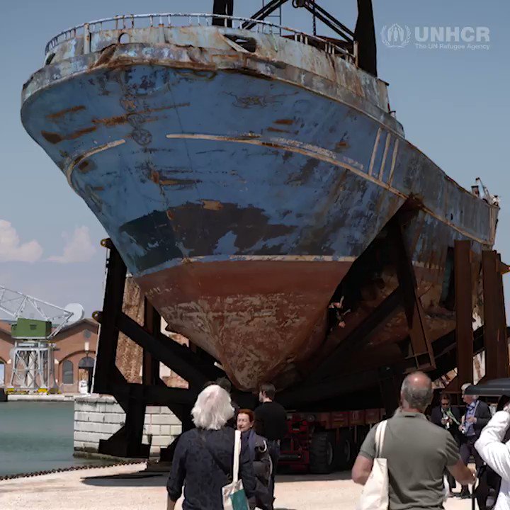 UNHCR, the UN Refugee Agency (@Refugees) on Twitter photo 17/06/2019 09:04:00 Hundreds of refugees and migrants boarded the ship. Only 24 survived. This is happening. Almost. Every. Day. Hundreds of refugees and migrants boarded the ship. Only 24 survived. This is happening. Almost. Every. Day.